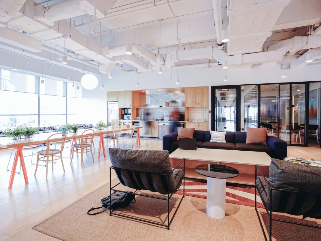 Klare Zonen für den Büroalltag: 